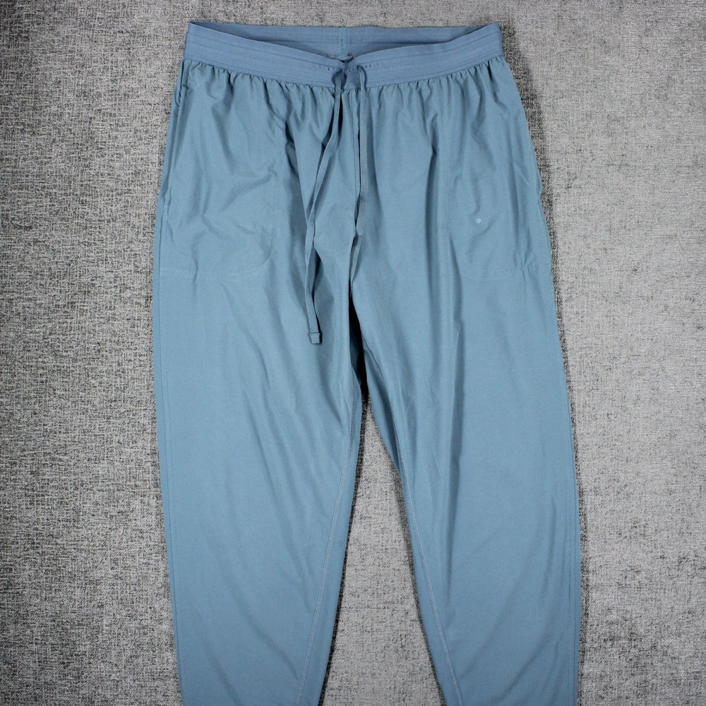 Nike Mens Dri-FIT Training Pants Slate Blue Gray Joggers Tapered Sweatpants